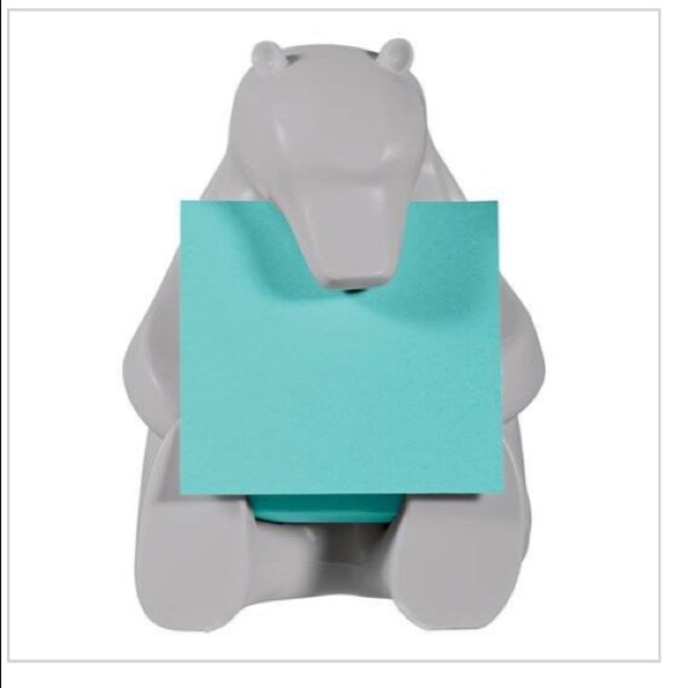 Polar Bear Post it Dispenser